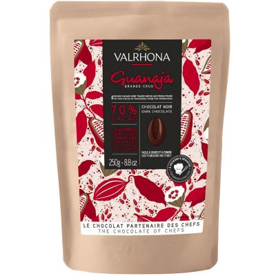 Cobertura xocolata negra Valrhona Guanaja 70% 250g
