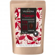 Cobertura xocolata negra Valrhona Guanaja 70% 250g