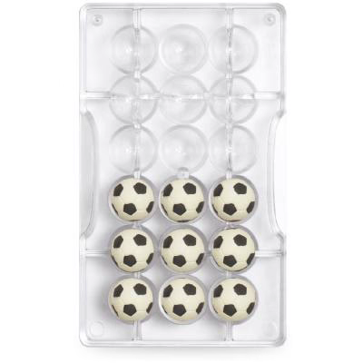 Molde policarbonato chocolate pelota f�tbol 2,5 cm