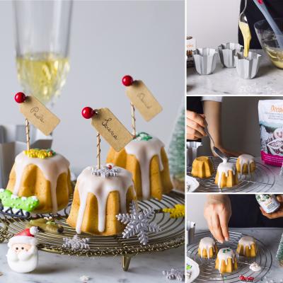 Molde aluminio anodizado Pandoro 750 g