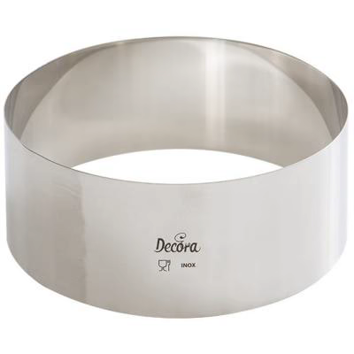 Anillo tarta alto acero inox 16x6 cm