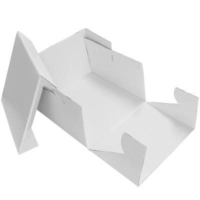 Caja para pasteles blanca 26x26x15 cm