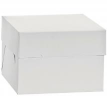 Caja para pasteles blanca 30,5X30,5X15 cm