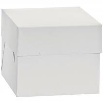 Caja para pasteles blanca 30,5x30,5x25 cm