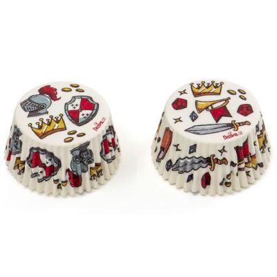 Papel cupcakes x36 Caballeros
