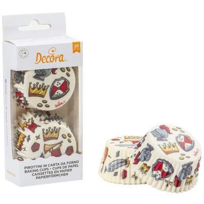Papel cupcakes x36 Caballeros