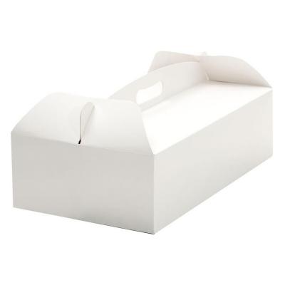 Caja para pasteles con asa rectangular