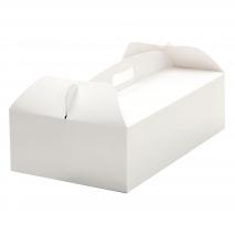 Caja para pasteles con asa rectangular