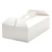 Caja para pasteles con asa rectangular