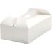 Caja para pasteles con asa rectangular