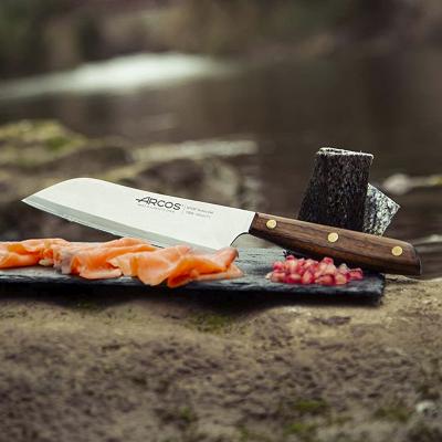 Cuchillo santoku Arcos Nordika madera 19 cm