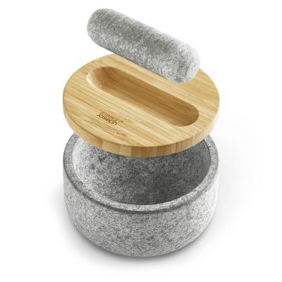 Mortero granito Dash Joseph con tapa bamb�