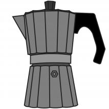 Motllo Mona pasqua xocolata Cafetera italiana