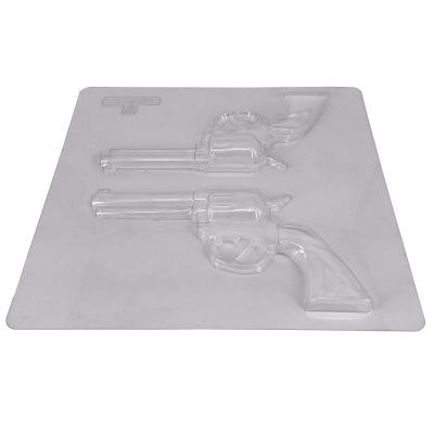 Molde Mona Pascua chocolate Sherif pistola y placa