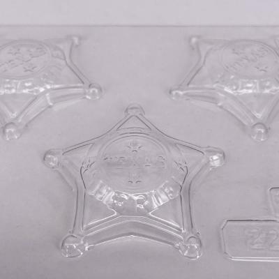 Molde Mona Pascua chocolate Sherif pistola y placa