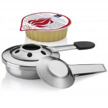 Cremador Fondue acer inox amb pastilla