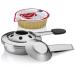 Quemador fondue acero inox con pastilla