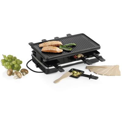 Raclette plancha el�ctrica reversible Geneva 8 p