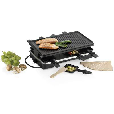 Raclette plancha el�ctrica reversible Geneva 8 p