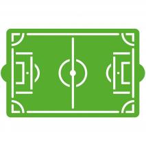 Stencil plantilla Campo F�tbol 30x20cm
