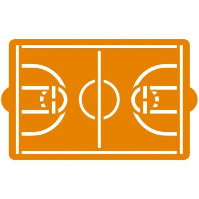 Stencil plantilla Campo Baloncesto 30x20cm