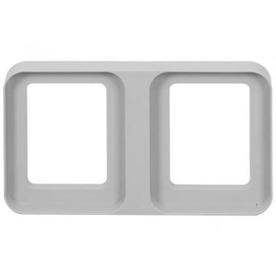 Soporte doble a suelo para cubos de reciclaje