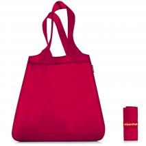 Bossa compra plegable shopper vermella