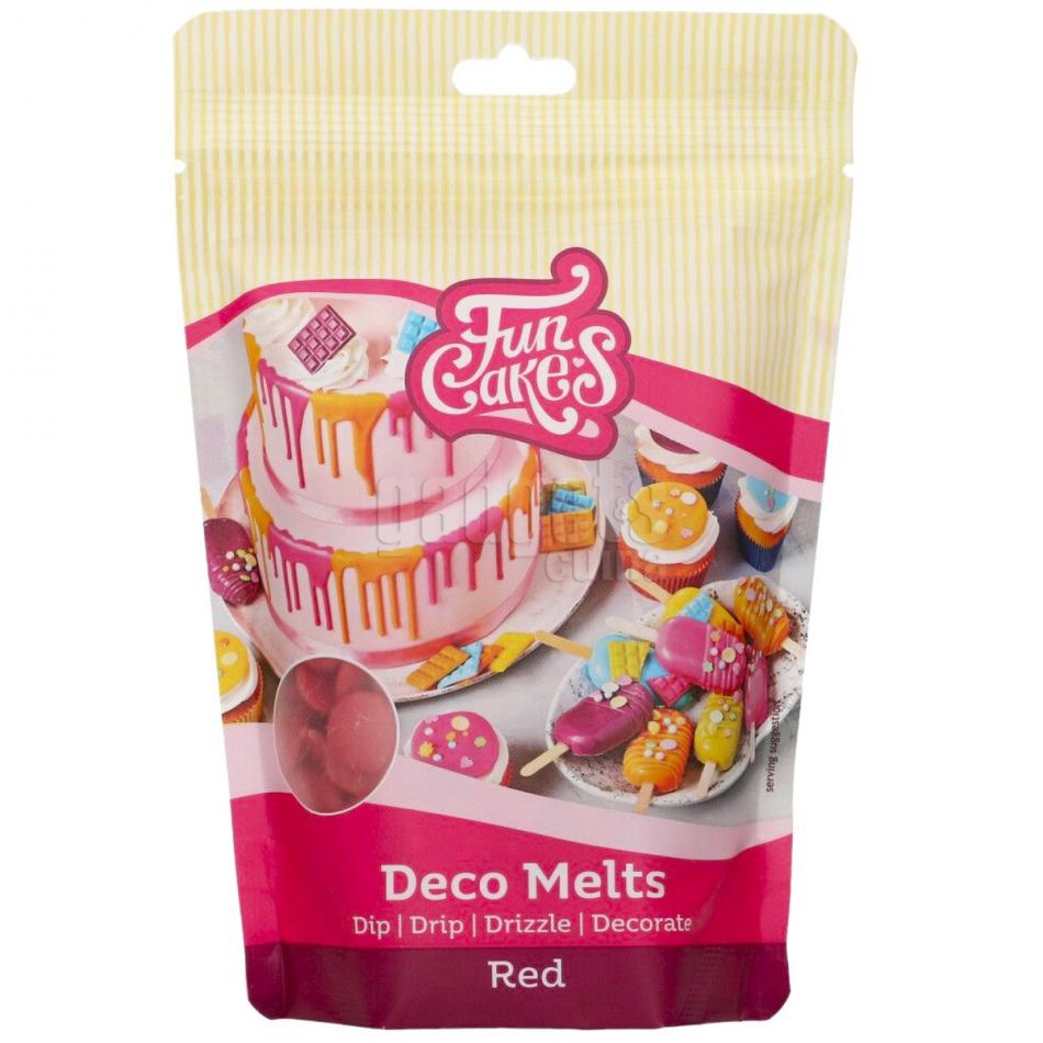 Deco Melts Funcakes 250 gr Rojo | Gadgets & Cuina