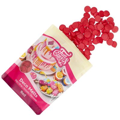 Deco Melts Funcakes 250 gr Rojo