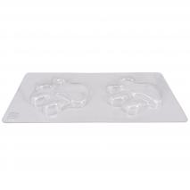 Molde Mona Pascua chocolate Huella de perro