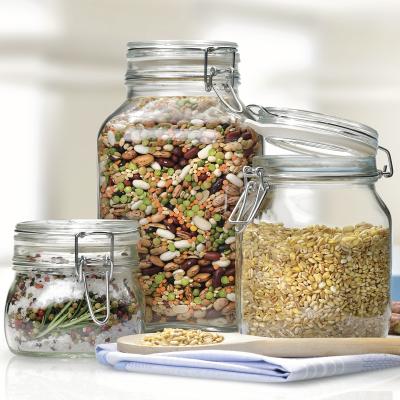 Tarro de cocina cristal con tapa clip Fido