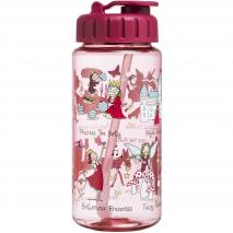 Botella agua con pajita Princess