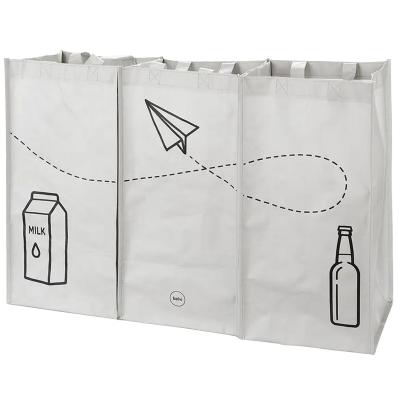 3 bolsas reciclaje basura