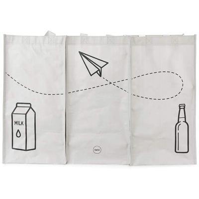 3 bolsas reciclaje basura