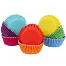 Papel cupcakes x100 colores