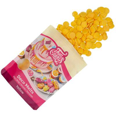Deco Melts Funcakes 250 gr Amarillo