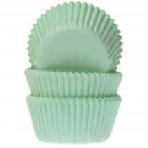 Papel mini cupcakes x60 menta