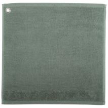 Toalla de cocina Curl 100% algodn verde gris
