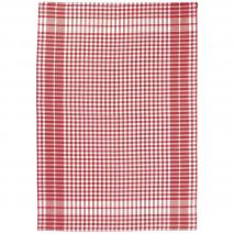 Pao de cocina 100% algodn Petits Carreaux rojo