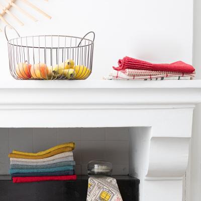 Pa�o de cocina nido de abeja 100% algod�n Bi rojo