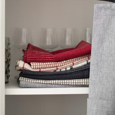 Pa�o de cocina nido de abeja 100% algod�n Bi gris