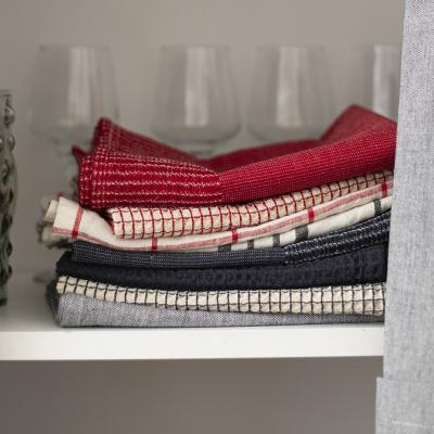 Pa�o de cocina nido de abeja 100% algod�n Uni gris