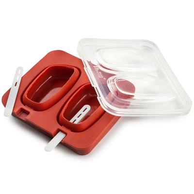 Molde 2 helados con 12 palos reutilizables