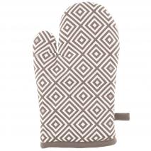 Guant de cuina 100% cot Tetris taupe
