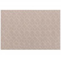Mantel individual 30x45 cm Cubes taupe