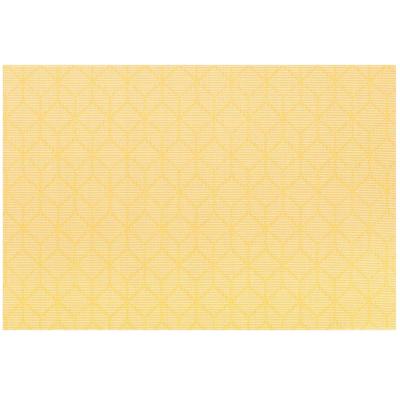 Mantel individual 30x45 cm Cubes amarillo