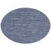 Mantel individual oval 33x46 cm azul piedra