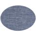 Mantel individual oval 33x46 cm azul piedra