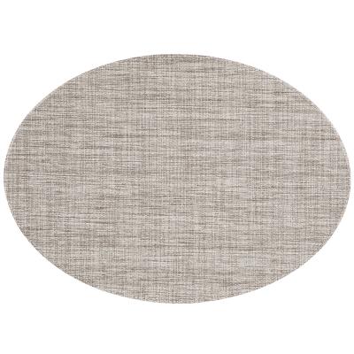Mantel individual oval 33x46 cm taupe