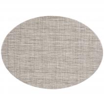 Mantel individual oval 33x46 cm taupe